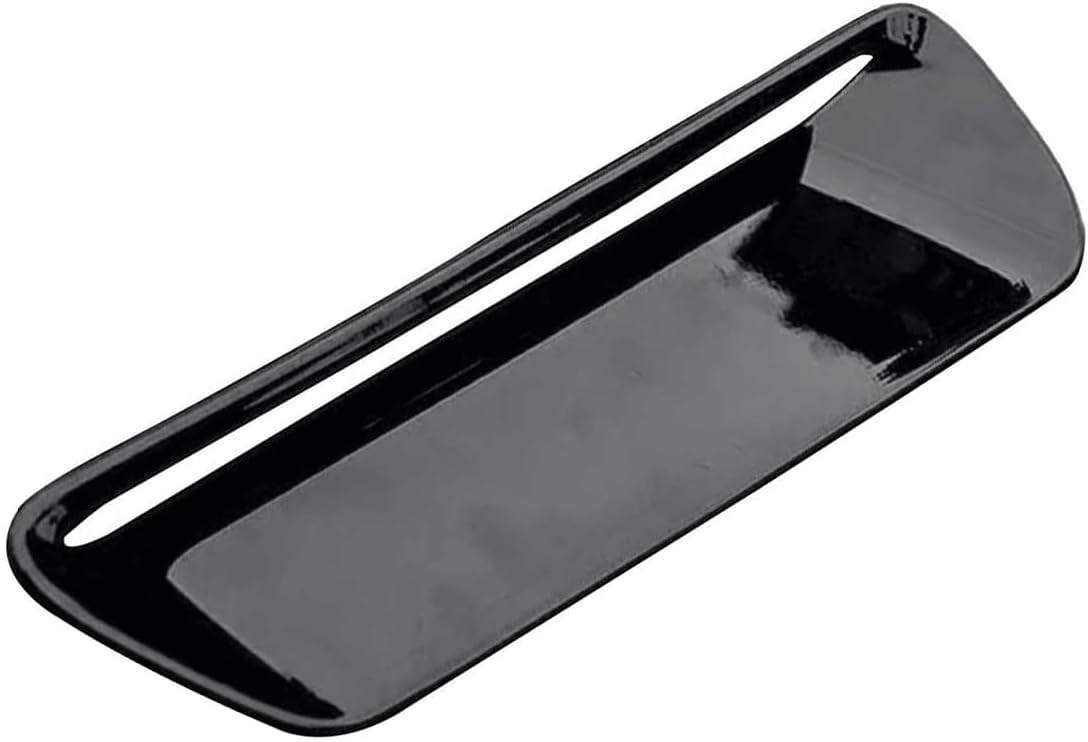 Black Hood Scoop Air Vent Outlet Insert Cover Trim Compatible for Dodge Challenger 2015-2022