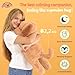 shownicer Gewichtstiere Hund 2,2 KG Gewichtetes Kuscheltier Hund Stofftier Großes Plüschtier XXL Golden Retriever Plüsch Kissen Spielzeug Geschenk für Erwachsene Kinder 3+ Jahre (Hund, 65cm)