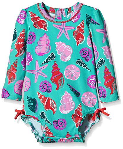 Hatley Girls' Beach Shells Baby Rash Guard