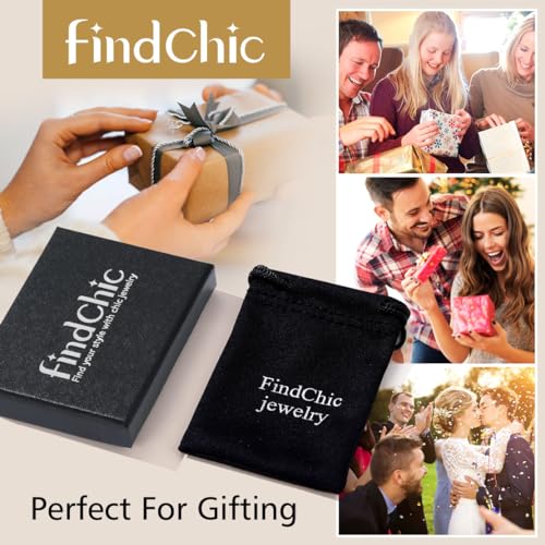 FindChic Custom Picture Both Sides Full Color Photo Personalized Necklace Heart Shaped Acrylic Crystal Pendant for Women Men with Stainless Steel Spiga Chain 22\'\' Memorial Jewelry Gift - Thumbnail 7
