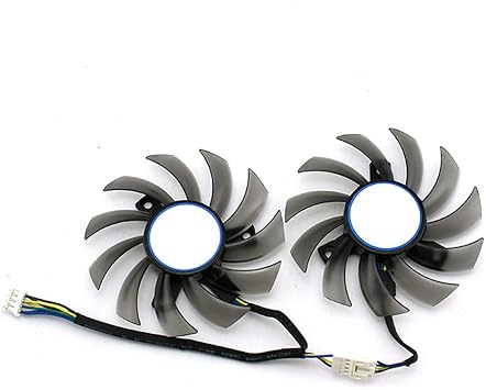 FD7010H12S 75mm Graphics Card Cooling Fan for ASUS Compatible Dual GTX 1050 GTX 1050 Ti RX460 Quiet Cooler Fan