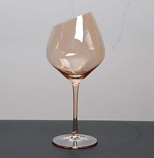 Weingläser Kristallglas 2er Set schräger Rand ideal für Rot- und Weißwein