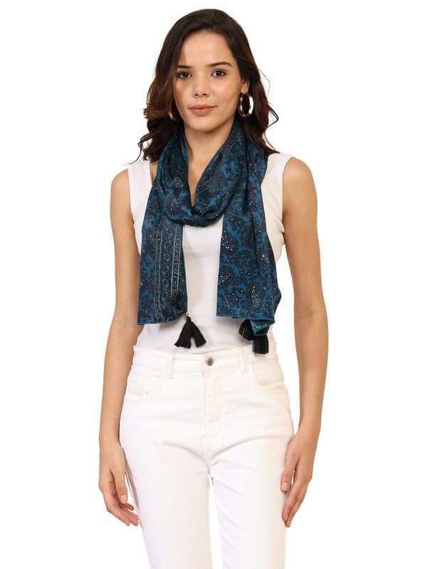 KE KanhaExportsKE KANHA EXPORTS scarf for women stylish | Scarf For Women | face mask | Printed Fancy Tassle Full Face Cover | Head | Hair Face Protection | Sun Protection in summer & Winter | Lightweight