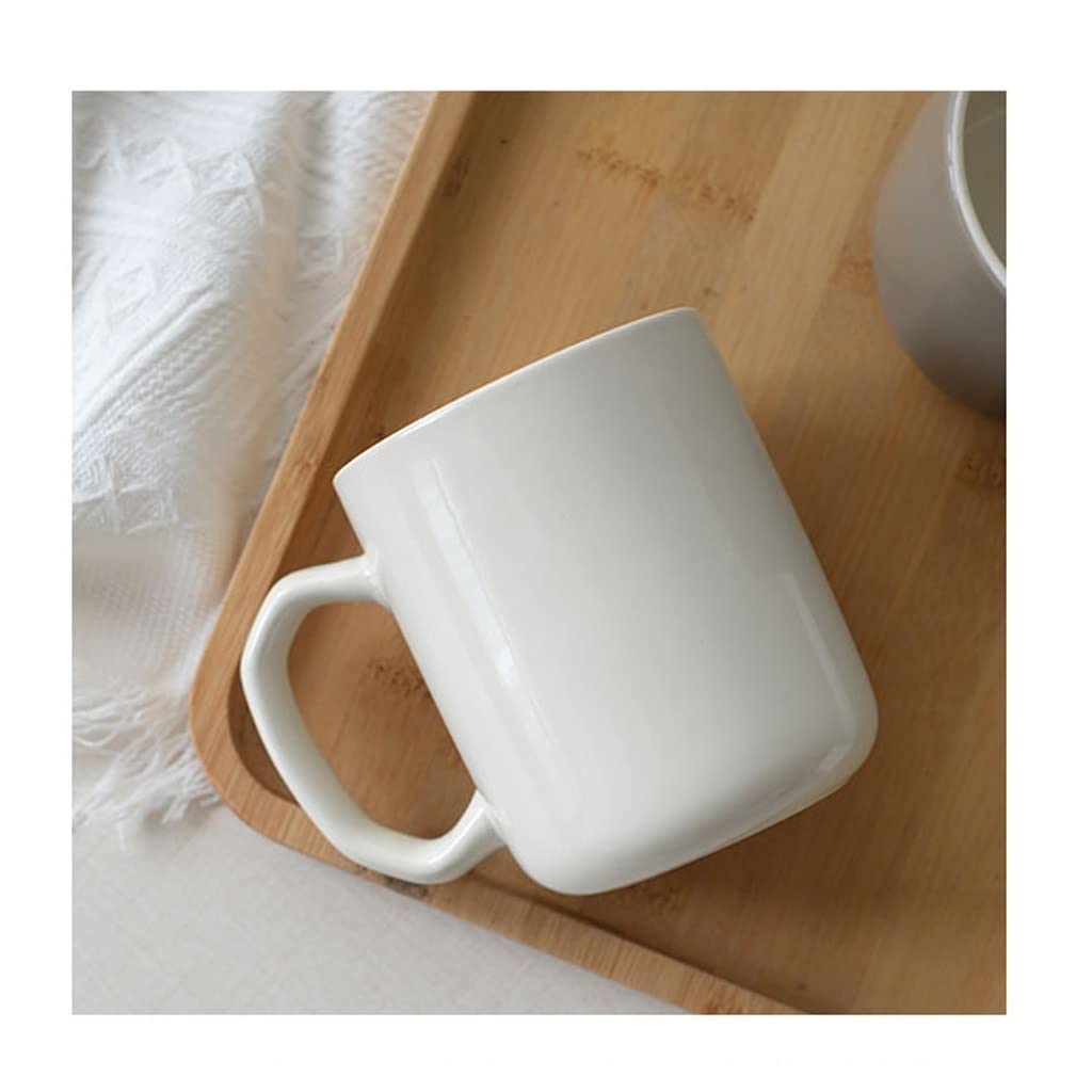 Taza de cerámica de Color sólido, Taza de Agua para el hogar, Taza de café para Estudiantes, Taza de Leche para Desayuno en la Oficina