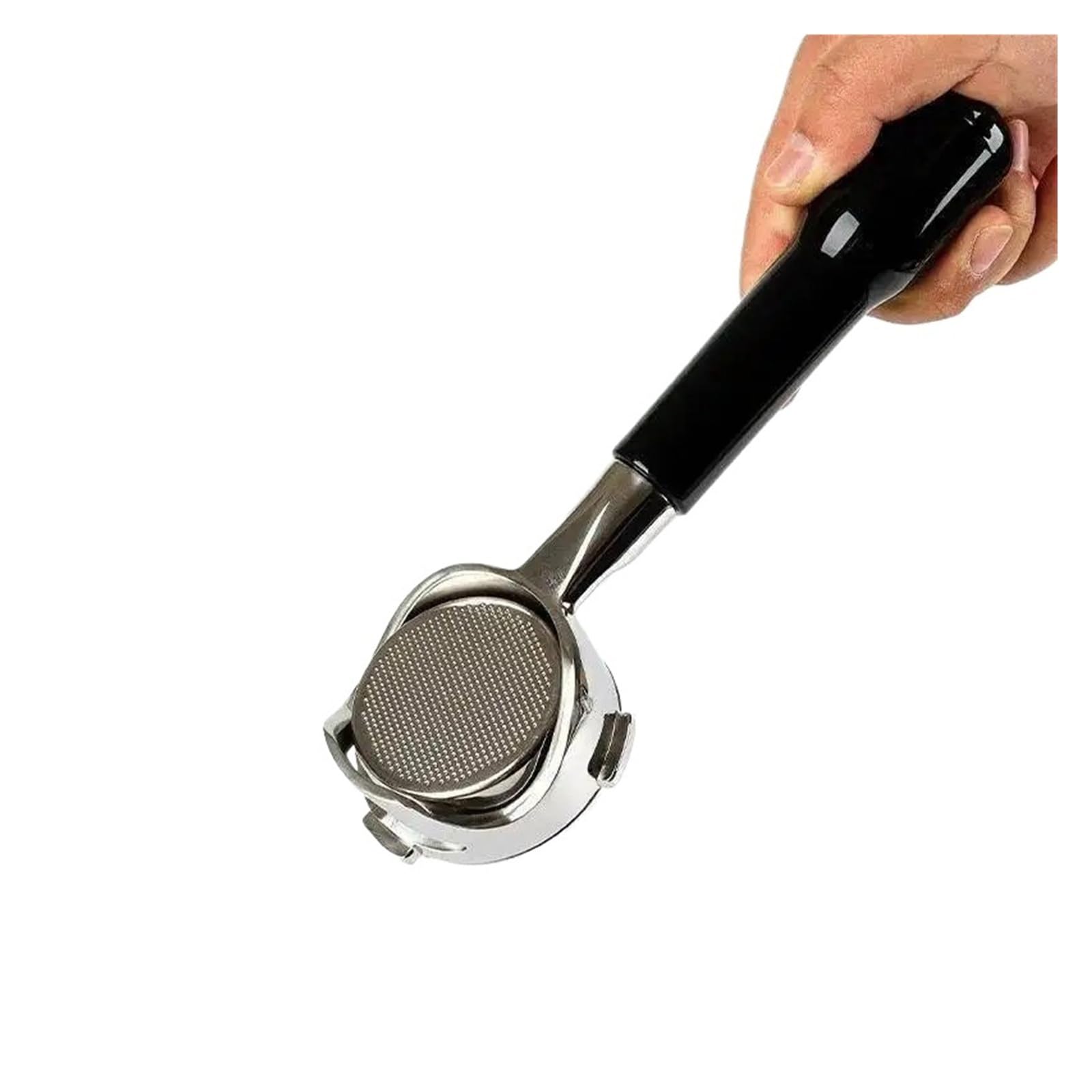 Compatible con portafiltro sin fondo Barsetto H10A 58MM | 3 orejas, hueco, espresso, acero inoxidable, filtro de café(58MM-Barsetto-C2)