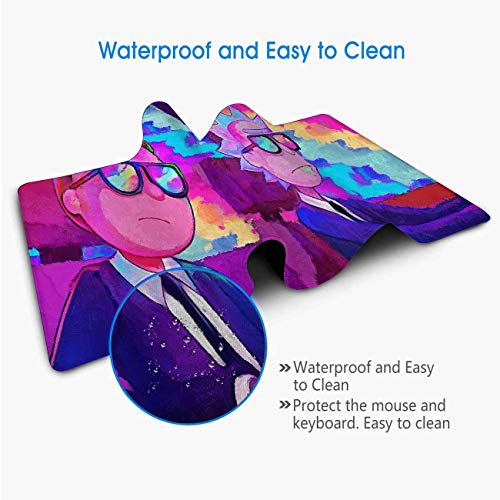 Anime Large Gaming Mouse Pad Xl,Durable Mousepad With Anti-Skid Rubber Base & Stitched Anti-Fray Edges,Waterproof-Smooth Surface Mouse Mat,Desk Pad,Great For Laptop Computer & Pc 11.8X23.6X0.12 Inch #TOP6