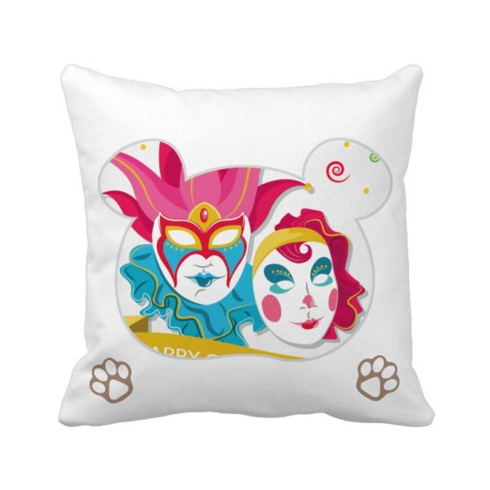 Housse de coussin carrée Venise pour sublimer votre canapé de salon