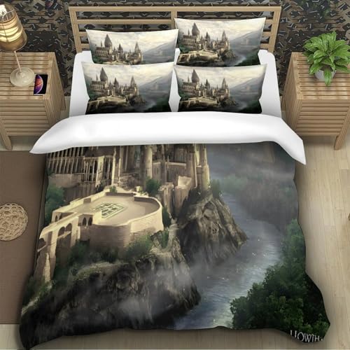 Housse de couette cactus hypoallergénique en microfibre douce 3D
