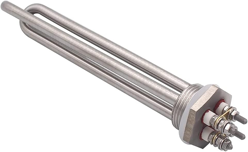 Amazon.co.jp 12V 300W 1インチNPTスパイラルソーラーヒーター素子チューブラーヒーター素子加熱要素 ホーム＆キッチン