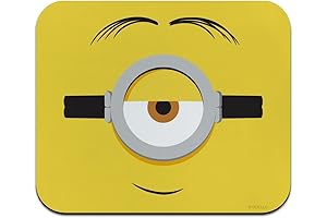 Minion Stuart Face Computer Mouse Pad