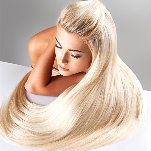 613 Blonde Straight Human Hair 3Bundles Brazilian Virgin Hair Unprocessed Hair Extensions Natural Color