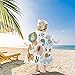 Gukasxi Kids Animal Swimming Hooded Poncho Bath Towel, 65 x 75 cm, Multicolored, Microfiber
