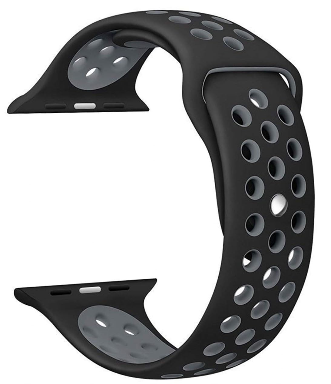 TechMount Silicone Luxury Dotted Sports Watch Band Strap Compatible with Apple Watch Straps 42mm 44mm 45mm 46mm 49mm iWatch Ultra & SE & Series 8/7/6/5/4/3/2/1 Breathable Replacement Strap-image-39