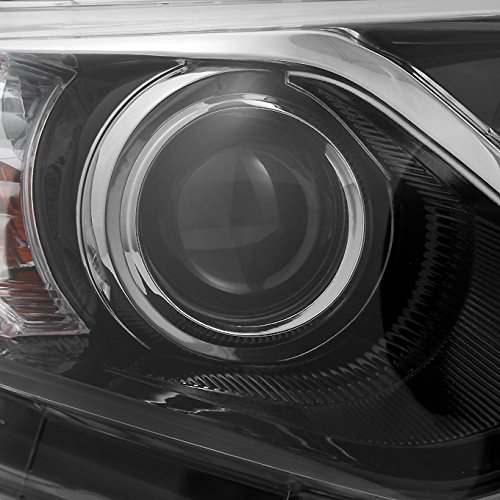 AKKON - For Toyota Camry SE Version Black Projector Headlights Lamp Driver Left + Passenger Right Replacement