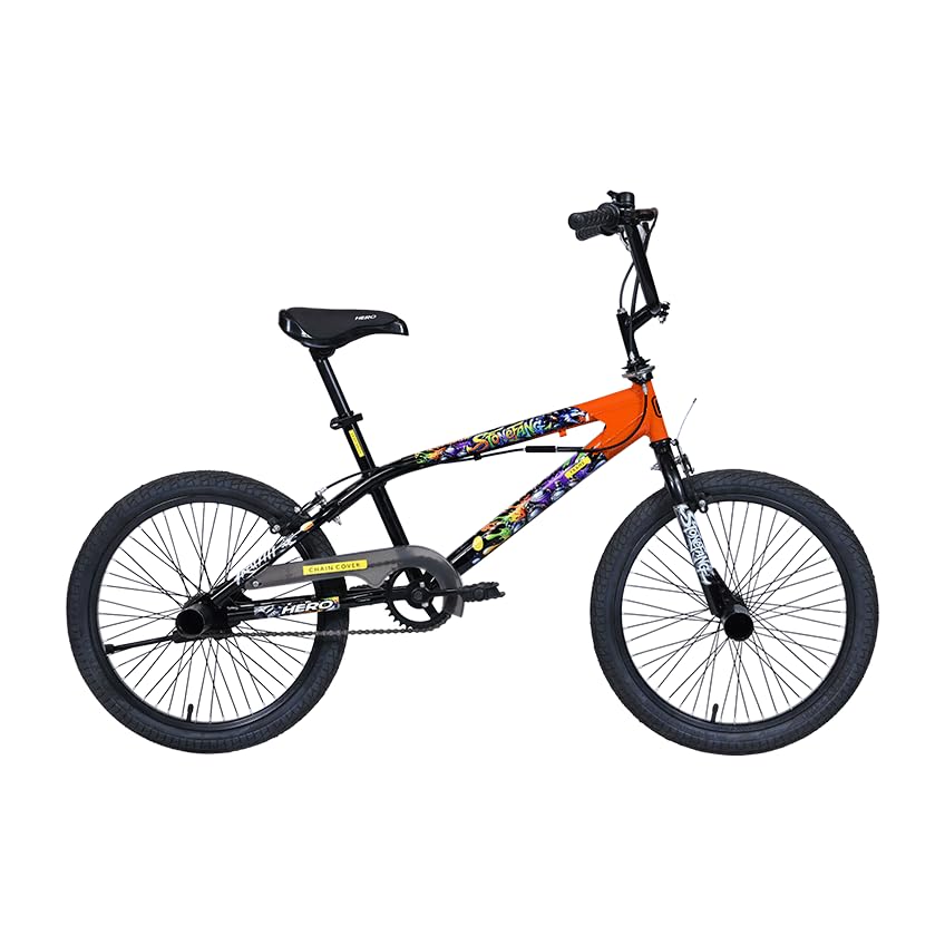 Hero Rotor BMX Cycle (Latest Version)/ 360° Full Handle Rotation/Stunt Bicycle with Aluminium Rollers for Age Group 8+-image-14