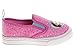 Lowtop Sneakers for Girls - Girl and Pandy Paw Shoes Easy Slipon Sneaker Casual Fashion Canvas Shoe - Pink (Size 8 Toddler)