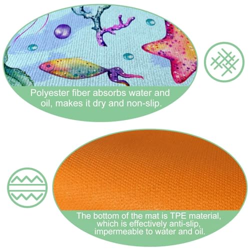 Alfombras de cocina absorbentes con base antideslizante lavable pack de 2 6