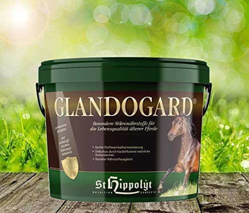St. Hippolyt Glandogard 3,75 kg für Senior-Pferde in Tüte, Geschmacklos, 3,75 kg