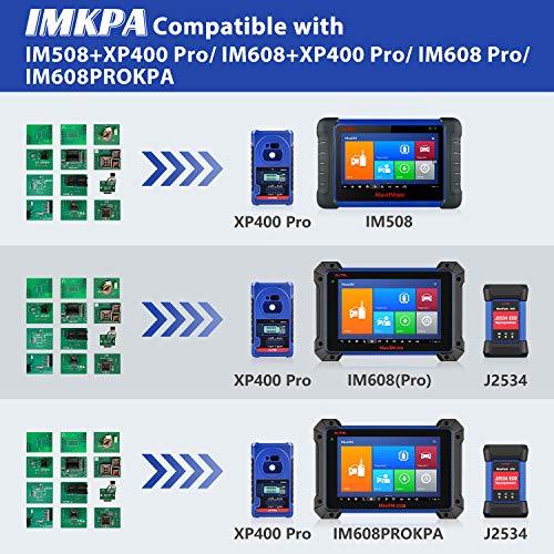 Autel MaxiIM IMKPA Kit adaptador de programación compatible con XP400 Pro y dispositivos Autel 3