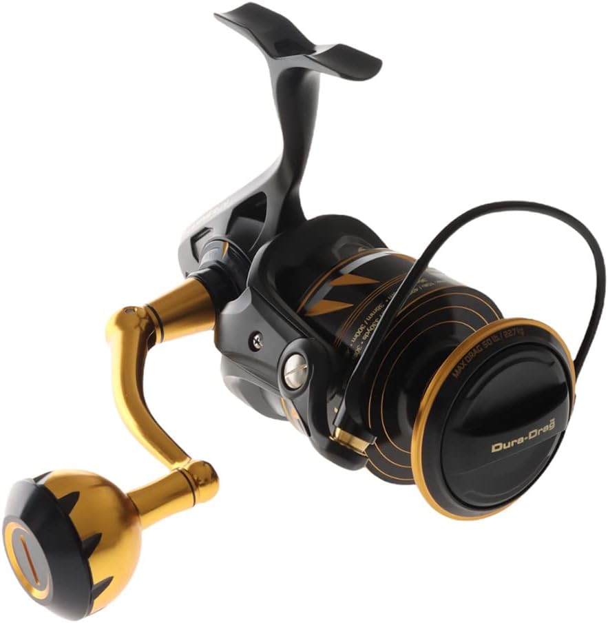 Slammer IV Saltwater Spinning Reel - Full Metal, Heavy Duty Spin, Jigging or Lure Fishing Reel - Boat, Shore, Kayak
