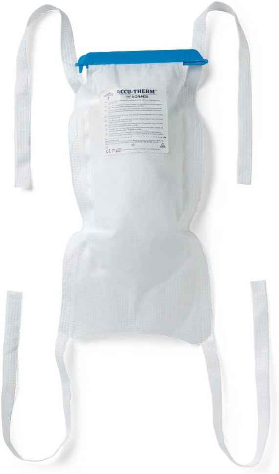 Medline Refillable Ice Bags with Clamp Closure, Non4420, 1 Pound