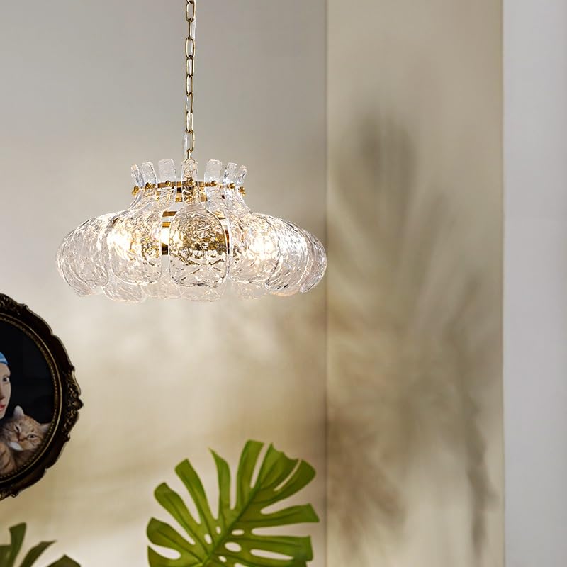 Lustre tout en cuivre rétro français d'art pour chambre haut de gamme