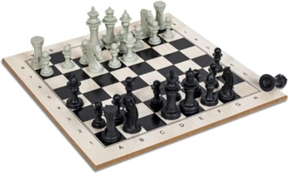 Ahşap Zeminli Satranç Takımı 33 Cm 1258963145930