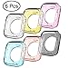 AFUNTA 6 Pcs Watch Screen Protective Case Compatible Apple Watch Series 5 Series 4, 40mm All Around TPU Bumper Waterproof Cover Compatible New iWatch Series 5 4 â€“ 6 Colors