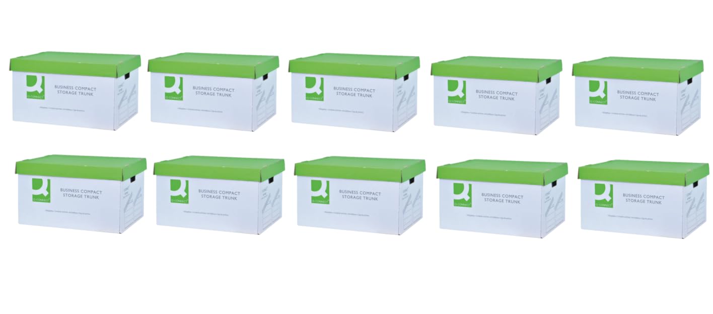 Q-Connect Business Storage Trunk Box W380xD455xH255mm (Pack of 10) KF75001