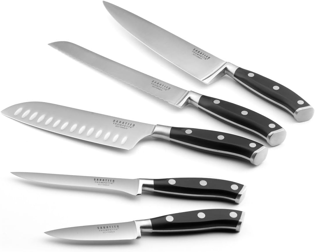 Sabatier Trumpet Vulcano 5 Piece Kitchen Knife Set