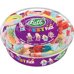 Bonbons pétillants Lutti Best Fizz Tubo 550 g