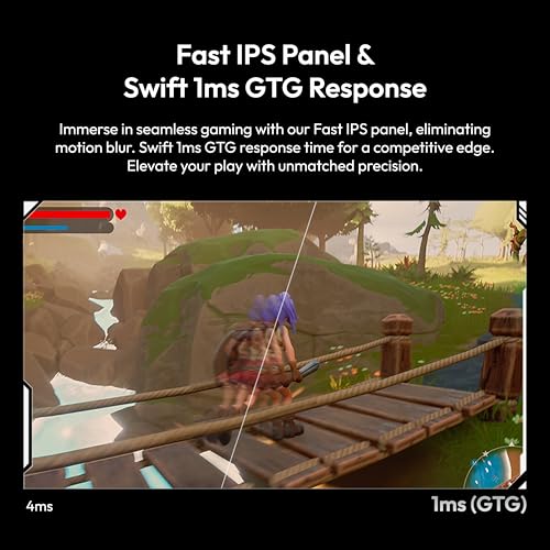 Image of Pixio PX27U Wave 27 inch 160Hz Refresh Rate 4K 3840x2160p Resolution Fast IPS Panel 1ms GTG Response Time 4K Gaming Monitor and PS1S Wave Black Single Monitor Arm