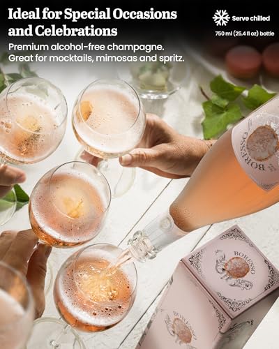 Boresso Extra Dry Non-Alcoholic Sparkling Rosé Wine