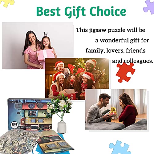 Jigsaw Puzzles 1000 Pieces For Adults Book City Fantasy Challenging Puzzle Difficult Puzzles Large Puzzle Game Toys Gift 20 X 28 Inches #TOP5