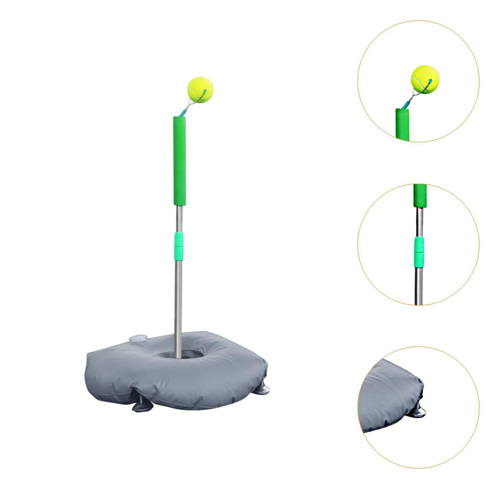 Ayuda Portátil Ajustable de Entrenador de Tenis de Una Sola Ayuda Portátil Ajustable Rebounder
