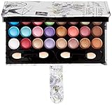 Makeup Palette 33 Bright Colors Matter and Shimmer Eyeshadow Blush Brushes Makeup Eyeshadow Pallet Highly Pigmented Cosmetic Palette for Girls Christmas Birthday Gift Makeup Kit Eyeshadow Palette