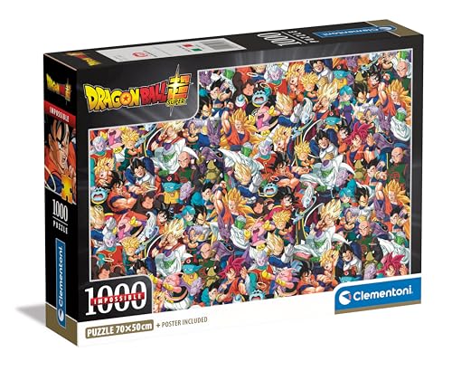 Puzzle 1000 pièces + poster : Impossible : Dragon Ball Clementoni Puzzles - vue 2