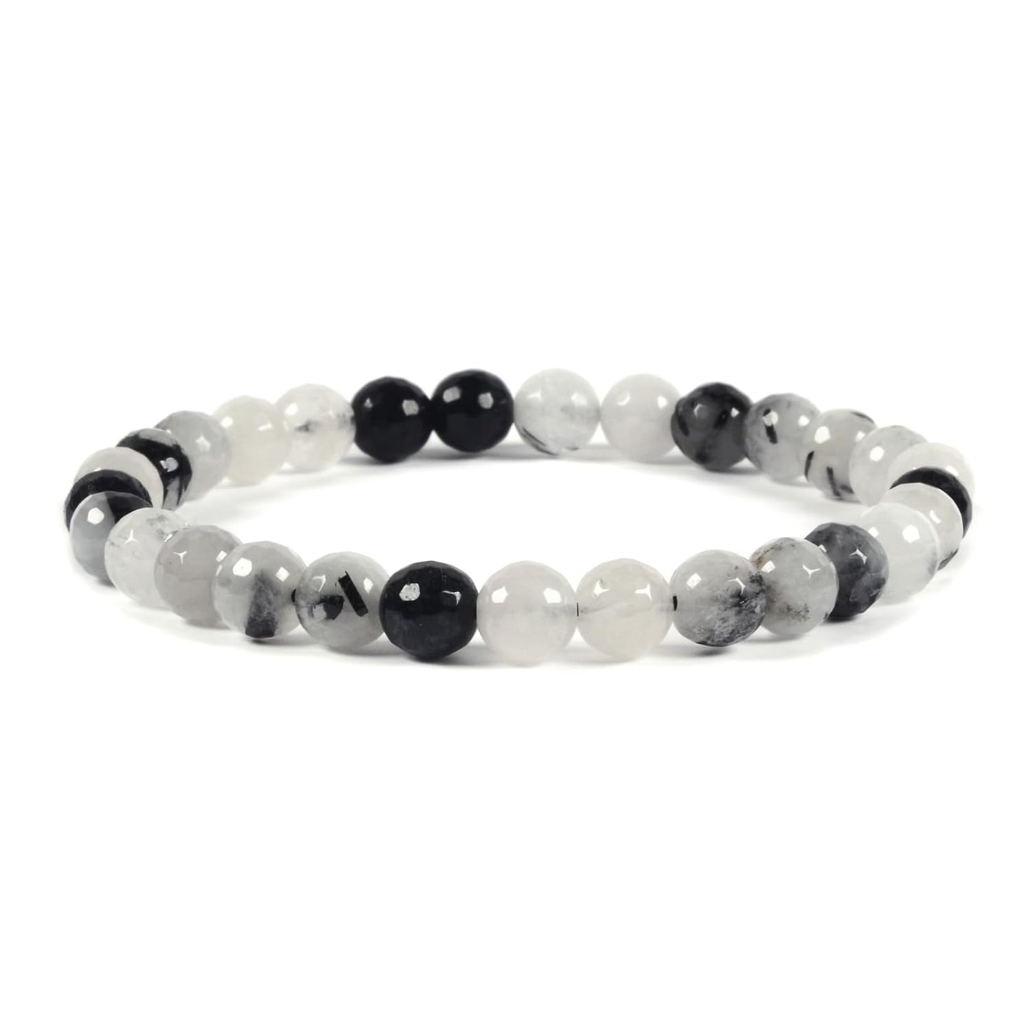 Justinstones Gem Semi Precious Gemstone 6mm Round Beads Stretch Bracelet 6.5 Inch - Image 9
