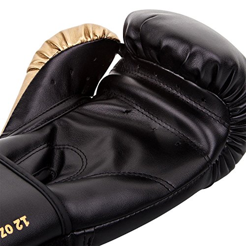 Venum Contender Boxing Gloves - Black/Gold - 14-Ounce #TOP3