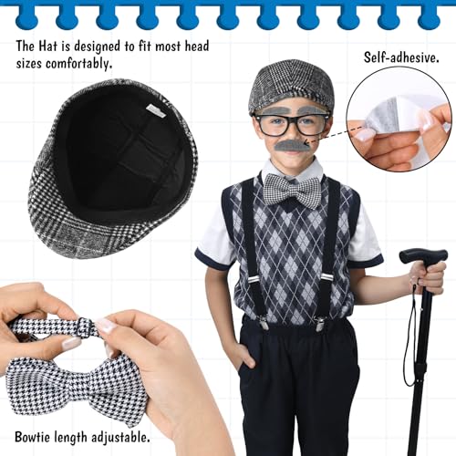 Disfraz de Abuelo para Niños CONGRU Talla Mediana miniatura 2