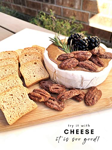 Inanuts Candied Pecan Butter, No Added Sugar, Gluten Free, Dairy Free, Keto & Paleo Friendly, Low Carb Healthy Nut Butter, 11Oz Jar #TOP6