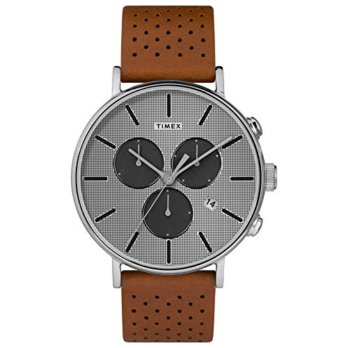 Timex Fairfield Supernova Chrono Brown/Silver One Size