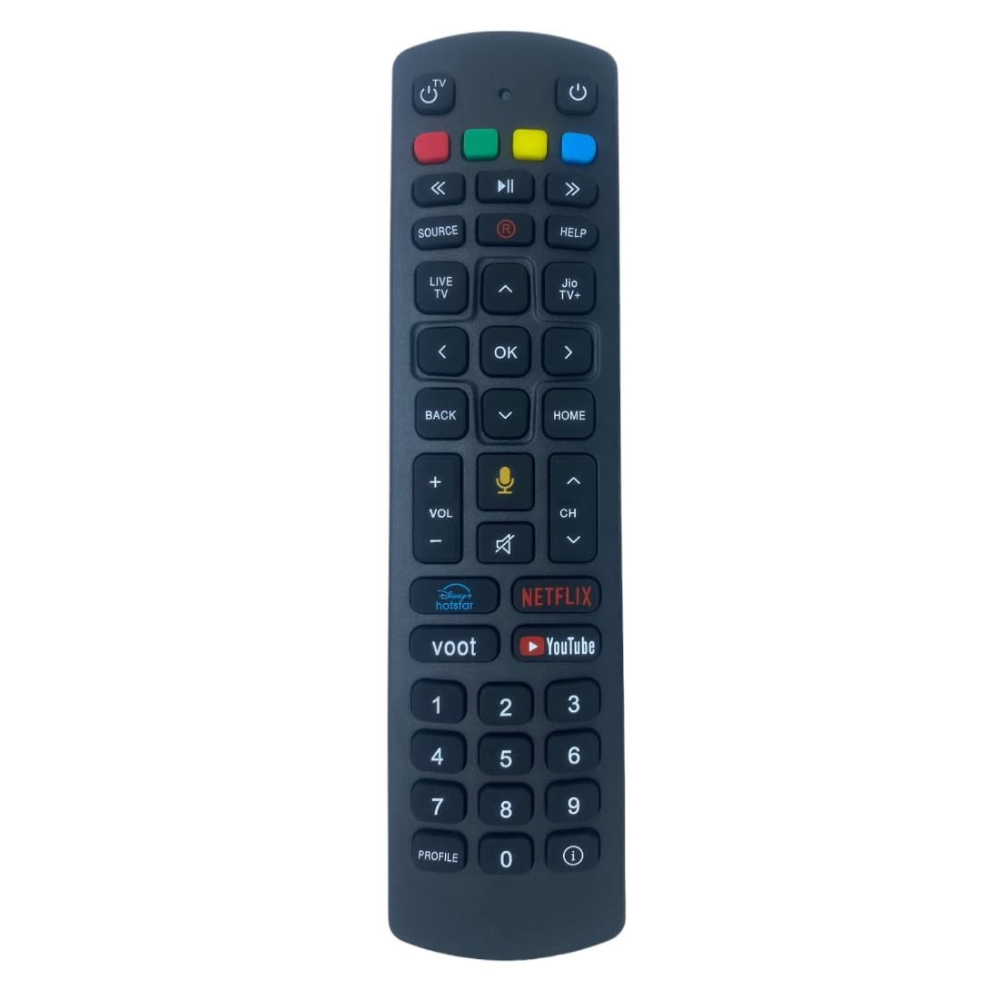 See full amazon price history chart for Upix Set Top Box Remote No. 1096 (with Voice), with YouTube, Netflix, Voot, Hotstar Functions Compatible/Replacement for Jio Fiber Set Top Box Remote Control (Exactly Same Remote Will Only Work) Upix Set Top Box Remote No. 1096 (with Voice), with YouTube, Netflix, Voot, Hotstar Functions Compatible/Replacement for Jio Fiber Set Top Box Remote Control (Exactly Same Remote Will Only Work) (B0CY5NR6W9) Amazon Price History, Amazon Price Tracker