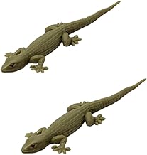 (2 Pcs) Original Look Real Looking Rubber Lizard Toy | Brown Lizard |Chipkali Toy | Prank Chipkali Toys (A309)