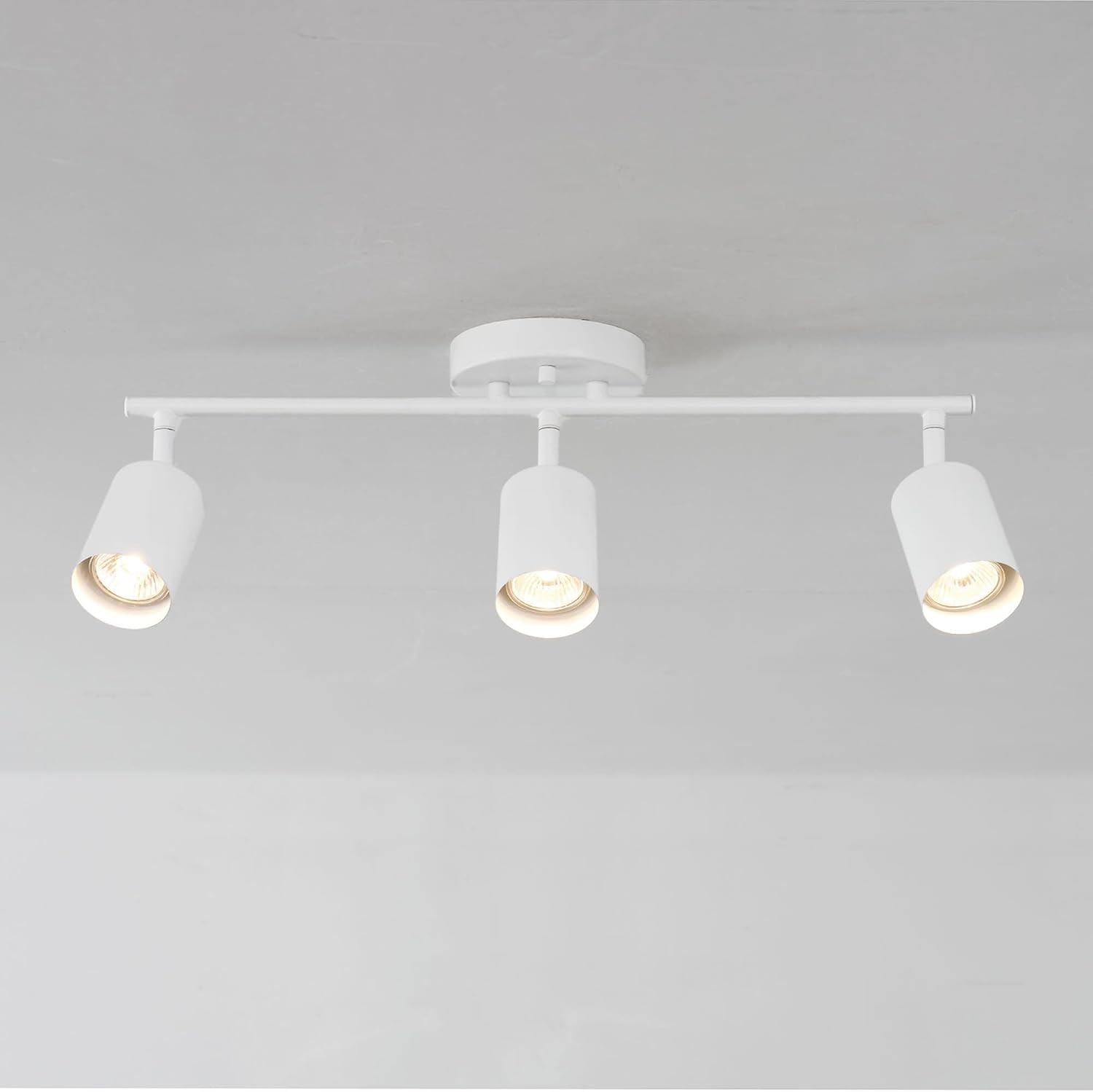 Globe Electric 91007786 Pratt 3 Light 21" Wide Fixed Rail Linear Ceiling Fixture - Matte Black