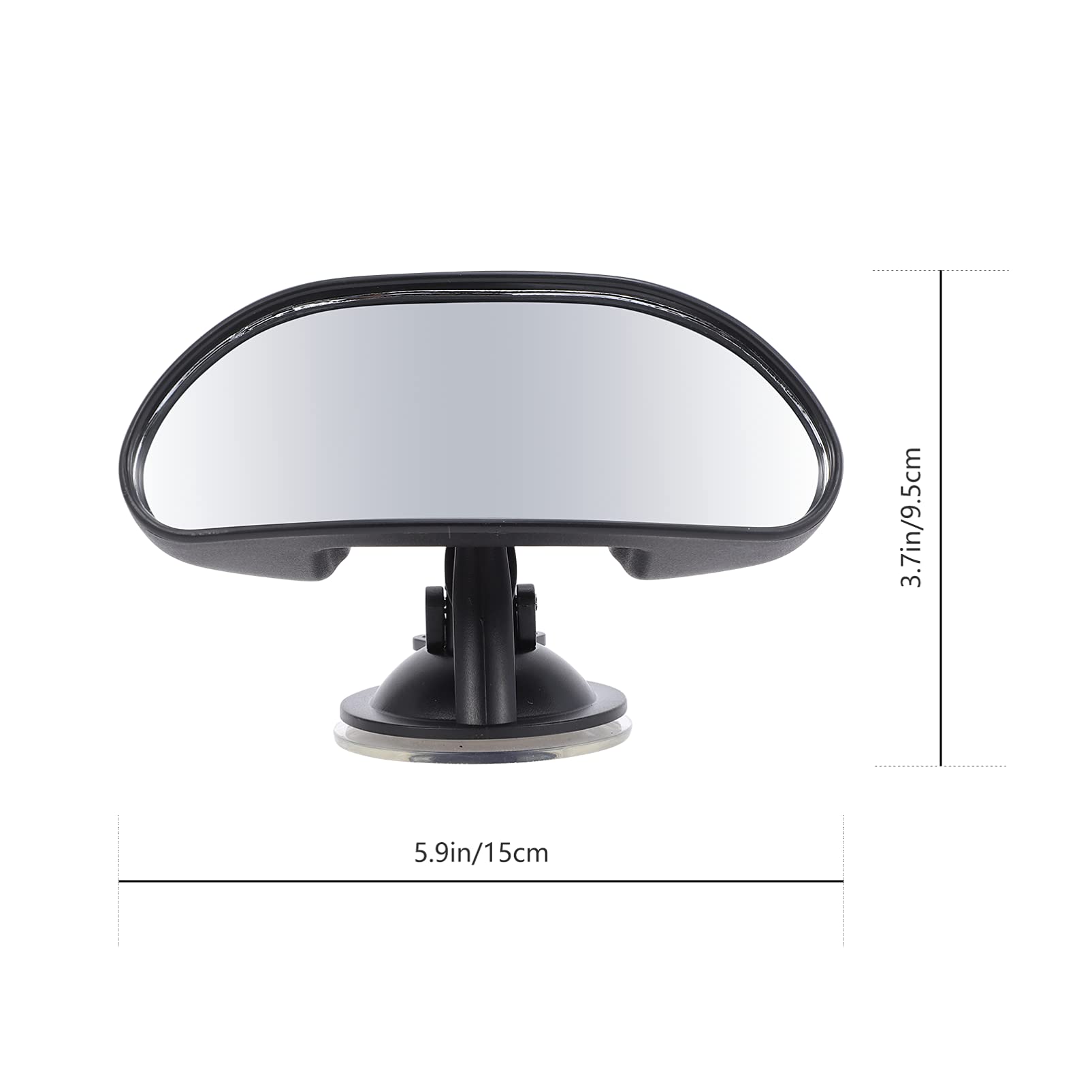 Ciieeo Safety Rearview Mirror for Fit Car Accessory No Burrs Easy Installation