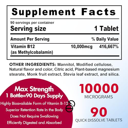 Nextdia Methyl B12 Sublingual Tablets