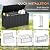 Esmlada Deck Box, 72 Gallon Resin Indoor and Outdoor Storage Boxes Waterproof for Garden Tools, Pool Accessories Storage Bench, Patio Furniture and Cushions with Lockable Lid, Black