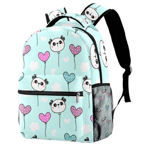 Sac à dos école motif panda mignon, cadeau parfait pour adolescente