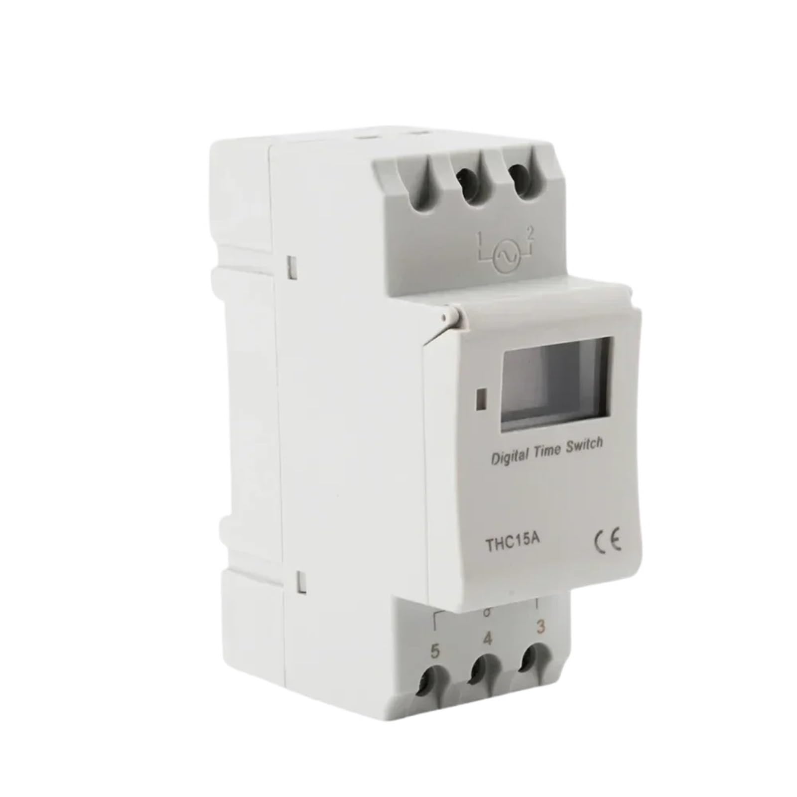 Szyna DIN THC30A THC15A Programowalny elektryczny cyfrowy przełącznik czasu Relay Weekly Day Hour Minute Control DC 12 V 24 V AC 220V (30A, 24 V AC DC)